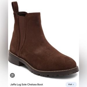 Steve Madden Jaffa Lug Sole Chelsea Boot suede